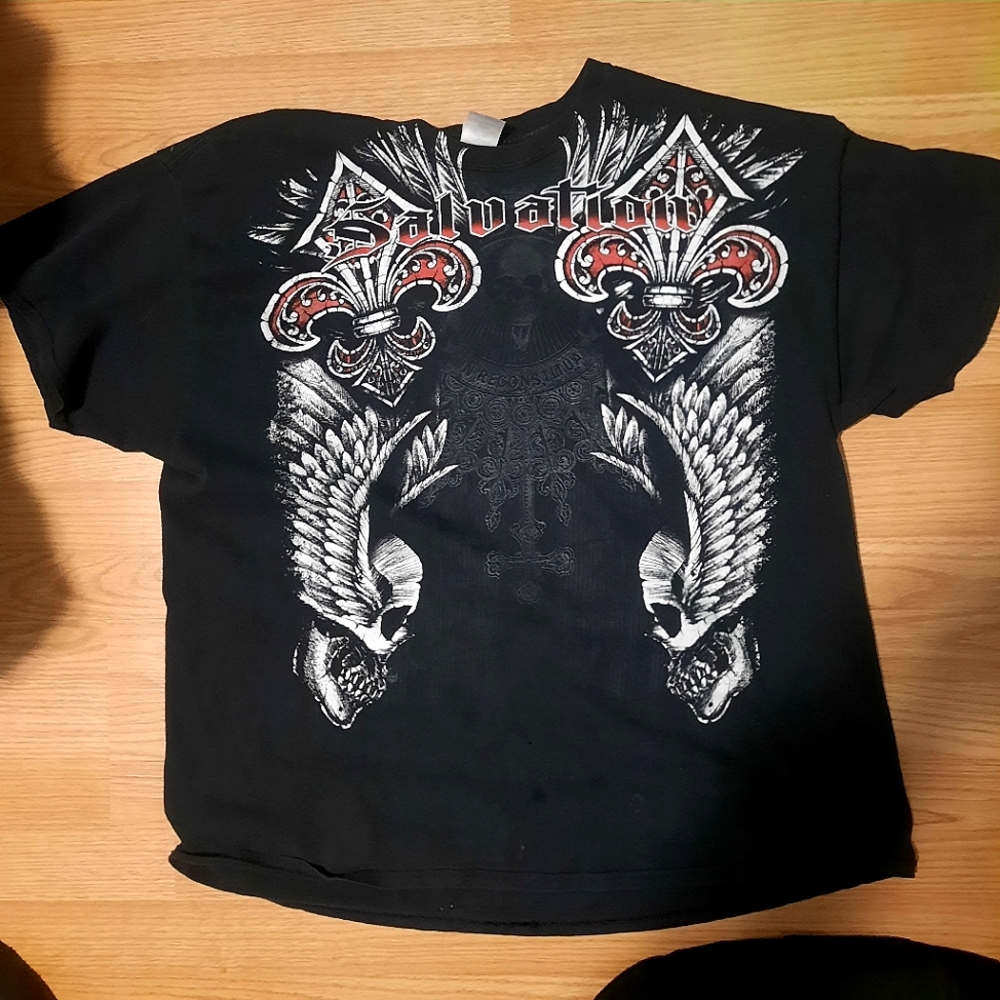 Affliction style mma Salvation shirt